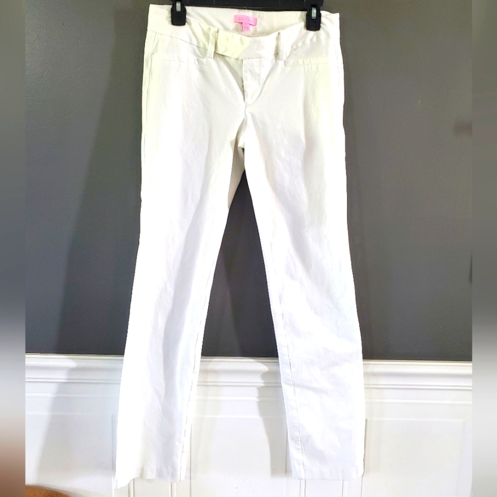 LILLY PULITZER Straight Leg Stretch Chinos 6